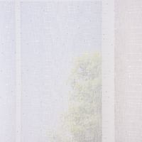 Ösengardine Schnurstreifen mit Glitzerpailletten weiß 135x260cm