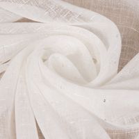 Ösengardine Schnurstreifen mit Glitzerpailletten weiß 135x260cm