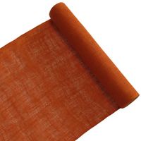 Jute Jutestoff Dekostoff Sackleinen Rupfen 0.5x9.1m orange