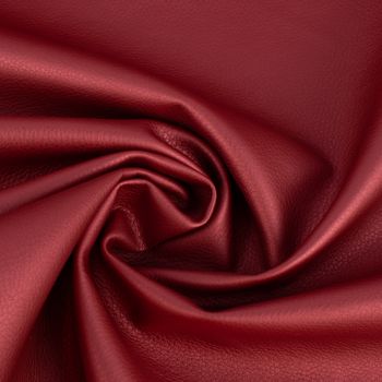 Kunstleder Polsterkunstleder Kreativleder Metallic Glanz rot 1.4m