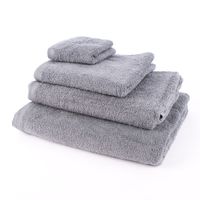 Premium-Frottee Handtuch 100% Baumwolle 580g/qm blaugrau