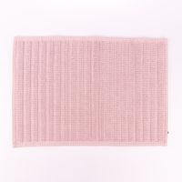 Badematte gestreift einfarbig blush 50x70cm