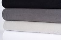 Frotteestoff Stretch Frottee einfarbig hellgrau 1.5m Breite