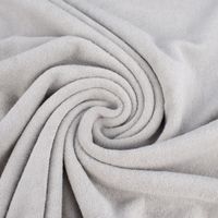 Frotteestoff Stretch Frottee einfarbig hellgrau 1.5m Breite