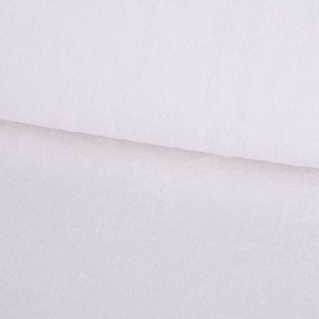 Frotteestoff Stretch Frottee einfarbig weiß 1.5m Breite