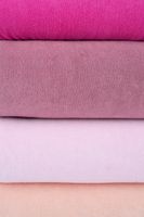 Frotteestoff Stretch Frottee einfarbig rosa 1.5m Breite