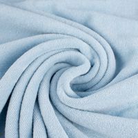 Frotteestoff Stretch Frottee einfarbig hellblau 1.5m Breite