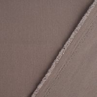 Bekleidungsstoff Twill Köper Wool Touch extra weich uni taupe 1.45m