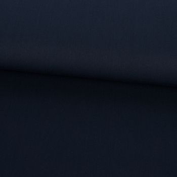 Bekleidungsstoff Twill Köper Wool Touch extra weich uni dunkelblau 1.