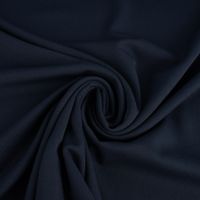 Bekleidungsstoff Twill Köper Wool Touch extra weich uni dunkelblau 1.