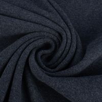 Kreativstoff Strickschlauch Bündchenstoff fedunkelblau meliert 37cm