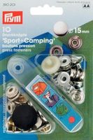 Prym 10 NF-Druckknopf SP.&CAMP. MS silberfarbig 15 mm