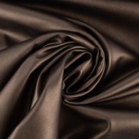 Bekleidungsstoff Kunstleder Lederimitat uni braun metallic 1.4m Breite