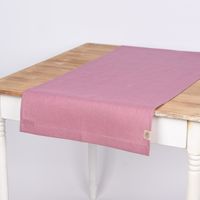 Tischläufer Erik aus 100% Leinen 1-lagig 47x150cm altrosa