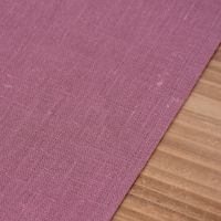 Tischläufer Erik aus 100% Leinen 1-lagig 47x150cm altrosa