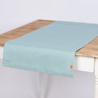 Tischläufer Erik aus 100% Leinen 1-lagig 47x150cm eisblau