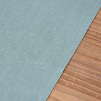 Tischläufer Erik aus 100% Leinen 1-lagig 47x150cm eisblau