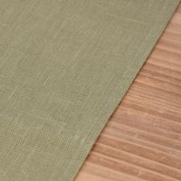 Tischläufer Erik aus 100% Leinen 1-lagig 47x150cm salbeigrün