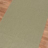 Tischläufer Erik aus 100% Leinen 1-lagig 47x150cm salbeigrün