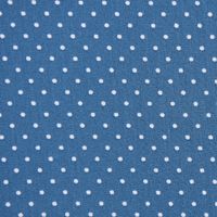 Baumwollstoff Punkte mini Ø 1mm jeansblau weiß 1.40m Breite