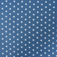 Baumwollstoff Sterne ca. 1x1cm jeansblau weiß 1.40m Breite