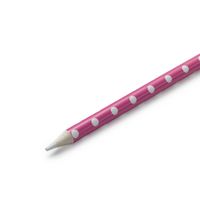 Prym Love Markierstift pink weiß gepunktet auswaschbar weiß