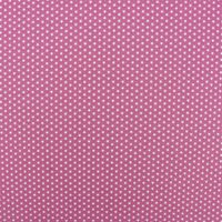 Baumwollstoff Mini Sterne beere mauve weiß 1.40m Breite
