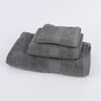 Qualitätsfrottee Handtuch 100% Baumwolle 500g/qm grau