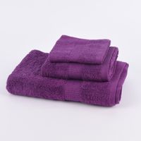 Qualitätsfrottee Handtuch 100% Baumwolle 500g/qm lila