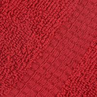 Qualitätsfrottee Handtuch 100% Baumwolle 500g/qm rot