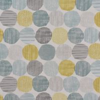 DekostoffBaumwollstoff Stones Steine Kreise mineral blau grau 138cm