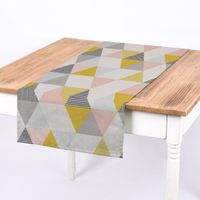 59274-Clarke-und-Clarke-STUDIO-G-Englischer-Dekostoff-Baumwollstoff-Polsterstoff-Brio-Dreiecke-Sorbet-rosa-senf-blau-grau-138cm-Breite-KW22-69782Capture0031Tischwaesche1.jpg DekostoffBrio Dreiecke Sorbet rosa senf blau grau 138cm