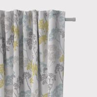 Clarke & Clarke DekostoffBlumen Gräser Mineral blau grün grau 138cm