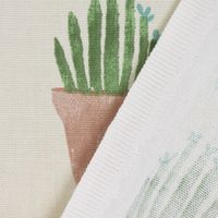 Fryett`s Dekostoff Baumwolle Cactus Kaktus Kakteen natur grün 138cm