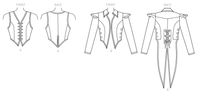 Schnittmuster Damen Cosplay Kostüm Weste Jacke von McCall´s Gr. 32-40