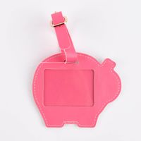 Sass & Belle Gepäckanhänger Elefant pink grau 9.5x13cm