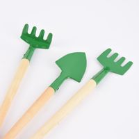Temerity Jones Mini Gartenhelfer Set Utility 3teilig natur grün 22.5x14.5x3cm