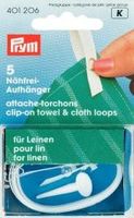 Prym 5 Nähfrei Aufhänger weiß