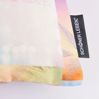 SCHÖNER LEBEN. Kissenhülle Sommer Festival Patchwork Digitaldr. rosa