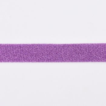 Schrägband Einfassband Lurex Glitzer lila Breite: 2cm