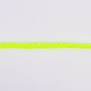Kordel gedreht neon gelb Breite: 5mm