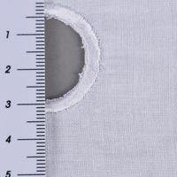 Häkelspitze Häkelgardine Panneaux Meterware Sonnenblume mit Durchzugslöchern weiß 25cm Höhe