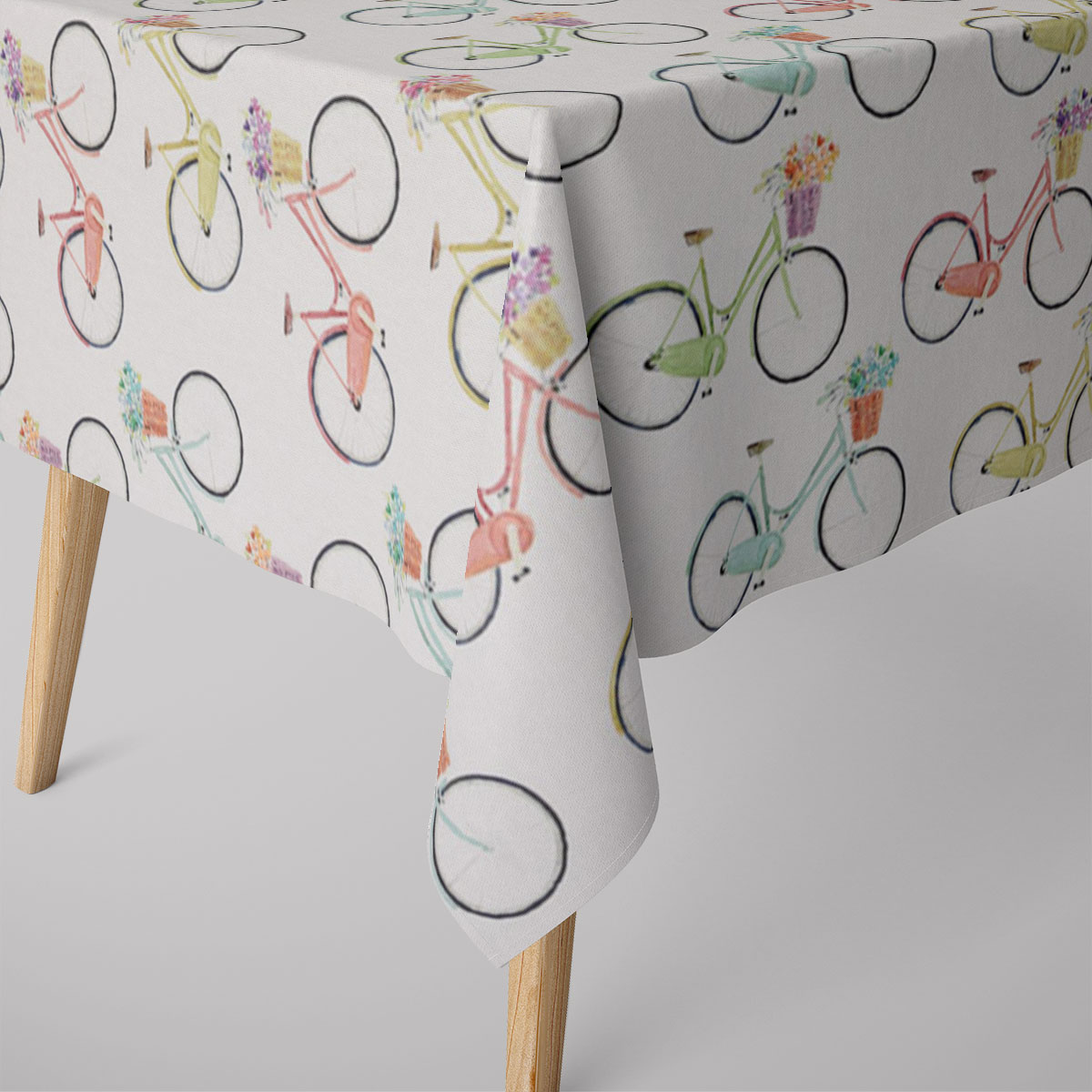 Clarke & Clarke DekostoffDigitaldruck Fahrrad multi 138cm