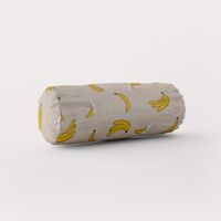 Dekostoff Halbpanama Leinenlook Bananen natur gelb 1.40m Breite