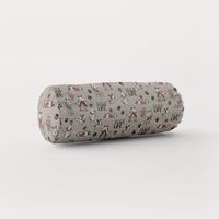 Dekostoff Leinenlook Hunde Dackel Dogs Life natur weiß rot 1.40m