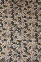 Dekostoff Leinenlook Blätter Leopard Dschungel natur grün gelb 1.40m