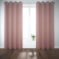 Dekostoff Dobby Streifen 3mm creme rosa 1.40m Breite