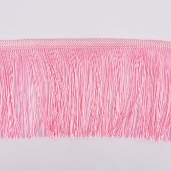 Fransenband Meterware rosa Breite: 10cm