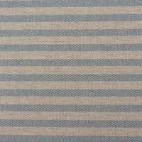 Outdoorstoff teflonbeschichtet Famara natur blau gestreift 160cm