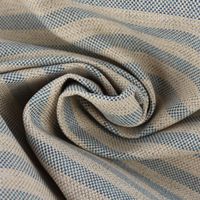 Outdoorstoff teflonbeschichtet Famara natur blau gestreift 160cm